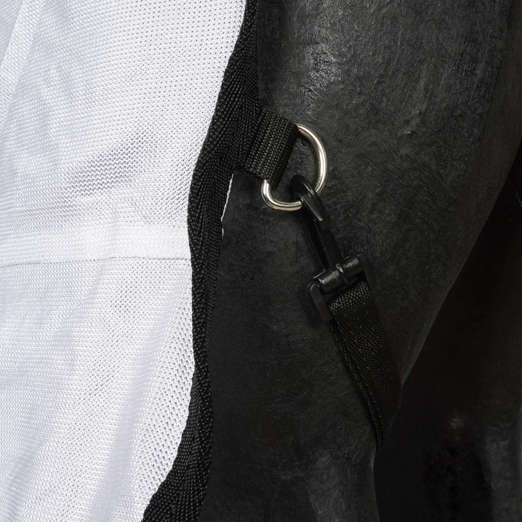 RugBe by Covalliero Manta Antimoscas SuperFly con cuello Blanco