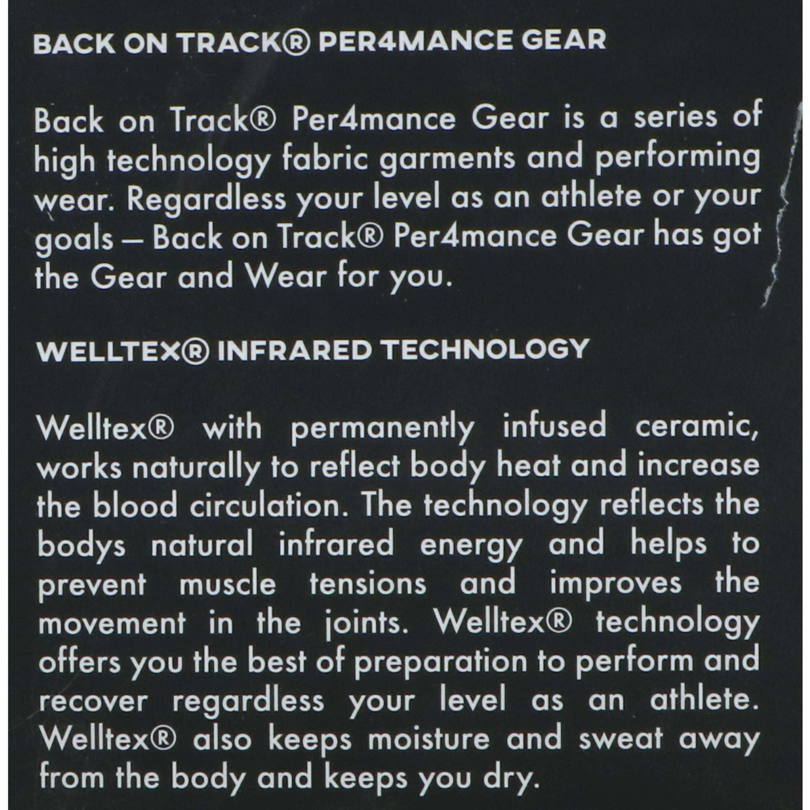 Back on Track P4G Welltex Tape Weltex Negro Back on Track P4G Welltex Tape Weltex Negro