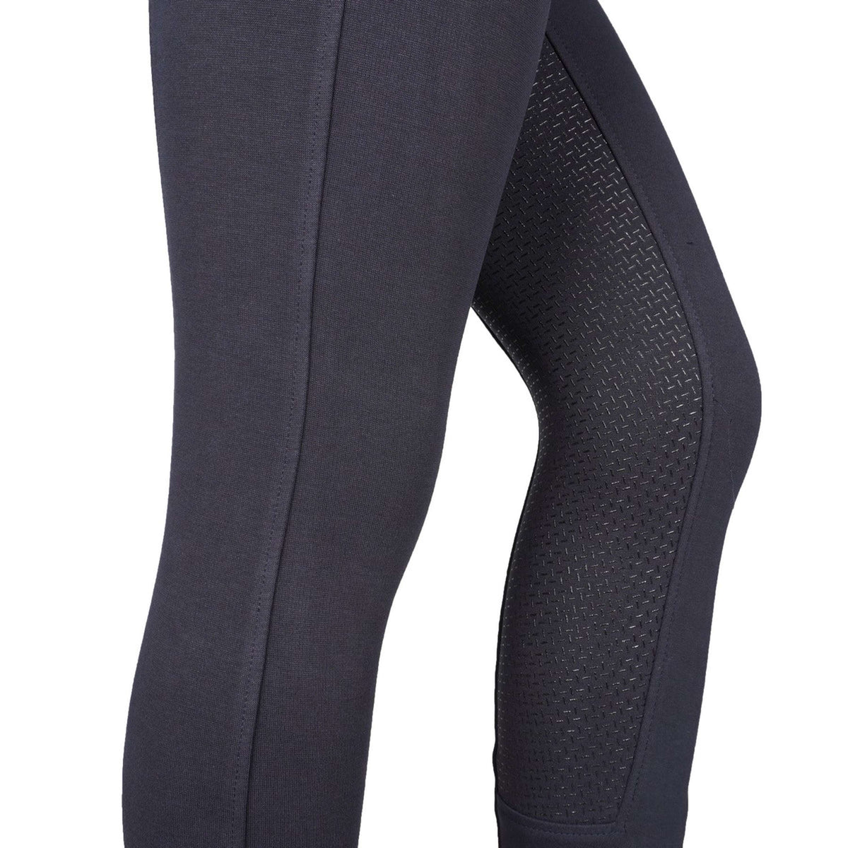 HKM Legging de Equitación Yvi Silicona Asiento Completo Azul oscuro
