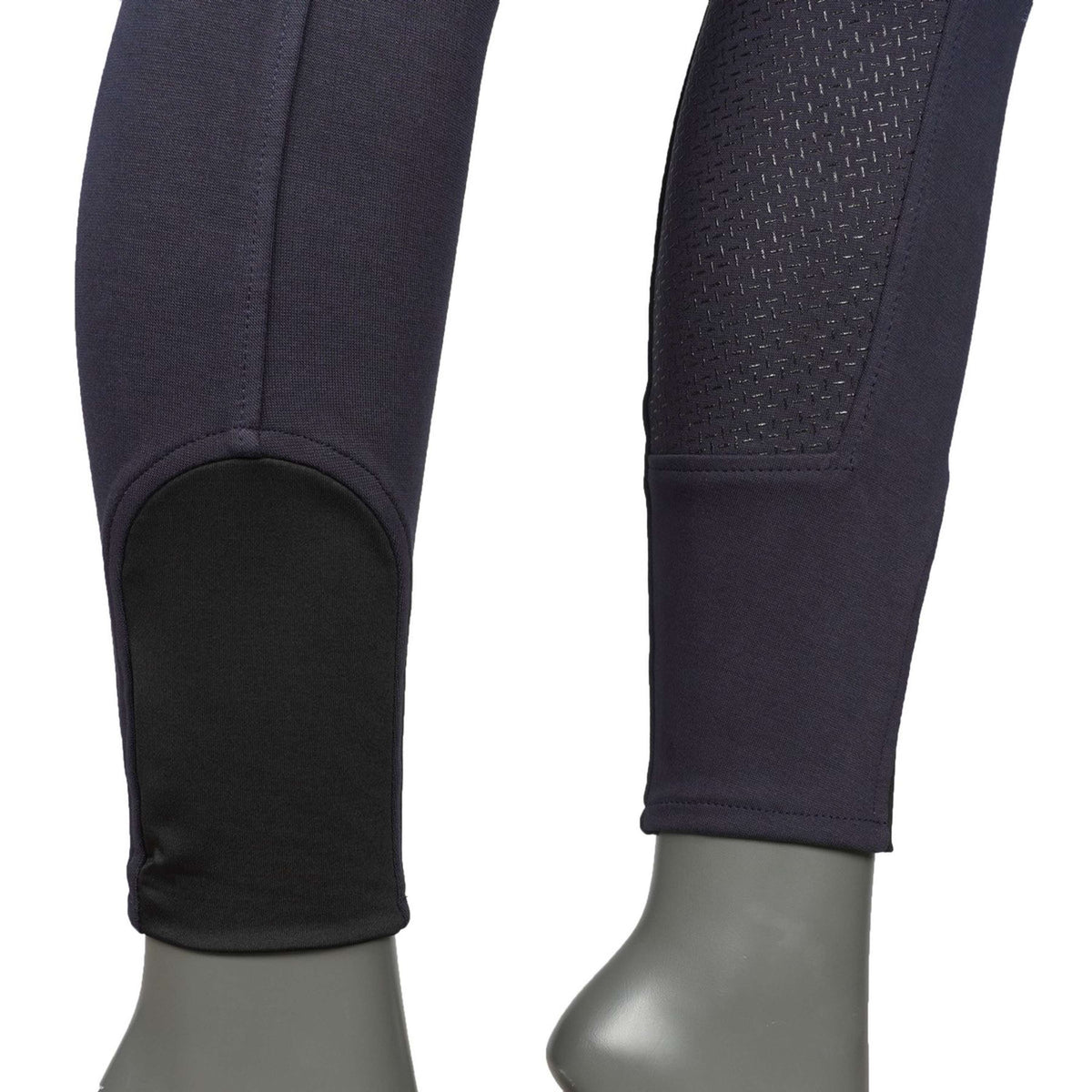 HKM Legging de Equitación Yvi Silicona Asiento Completo Azul oscuro