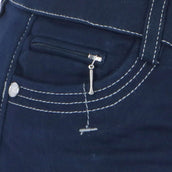 Covalliero Pantalón de Equitación BasicPlus para Niños Azul
