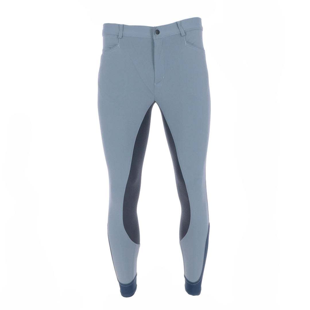 Euro-star Pantalón de Equitación Camillo Hombres FullGrip Titanio