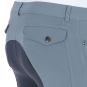 Euro-star Pantalón de Equitación Camillo Hombres FullGrip Titanio