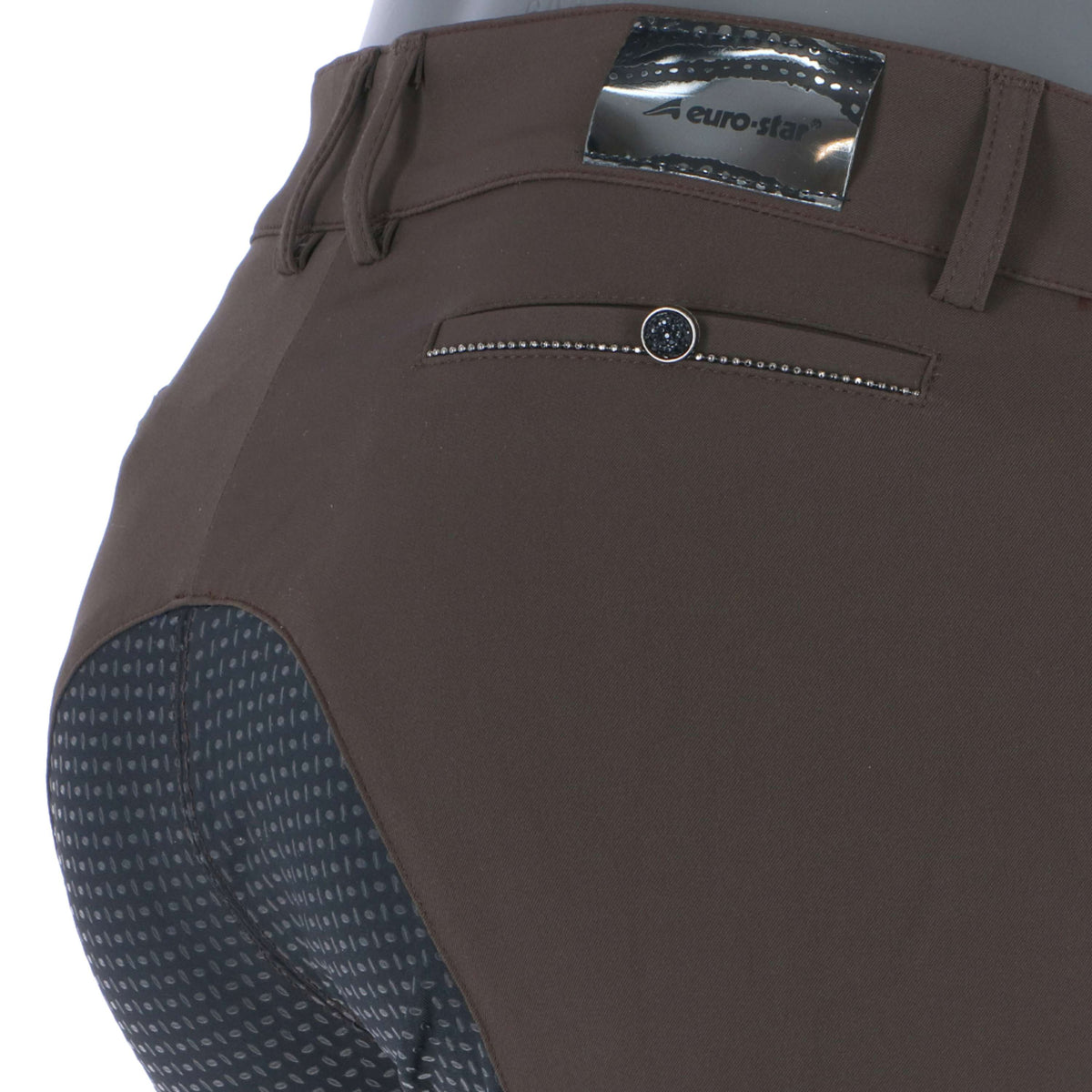 Euro-star Pantalón de Equitación Arielle FullGrip Moca