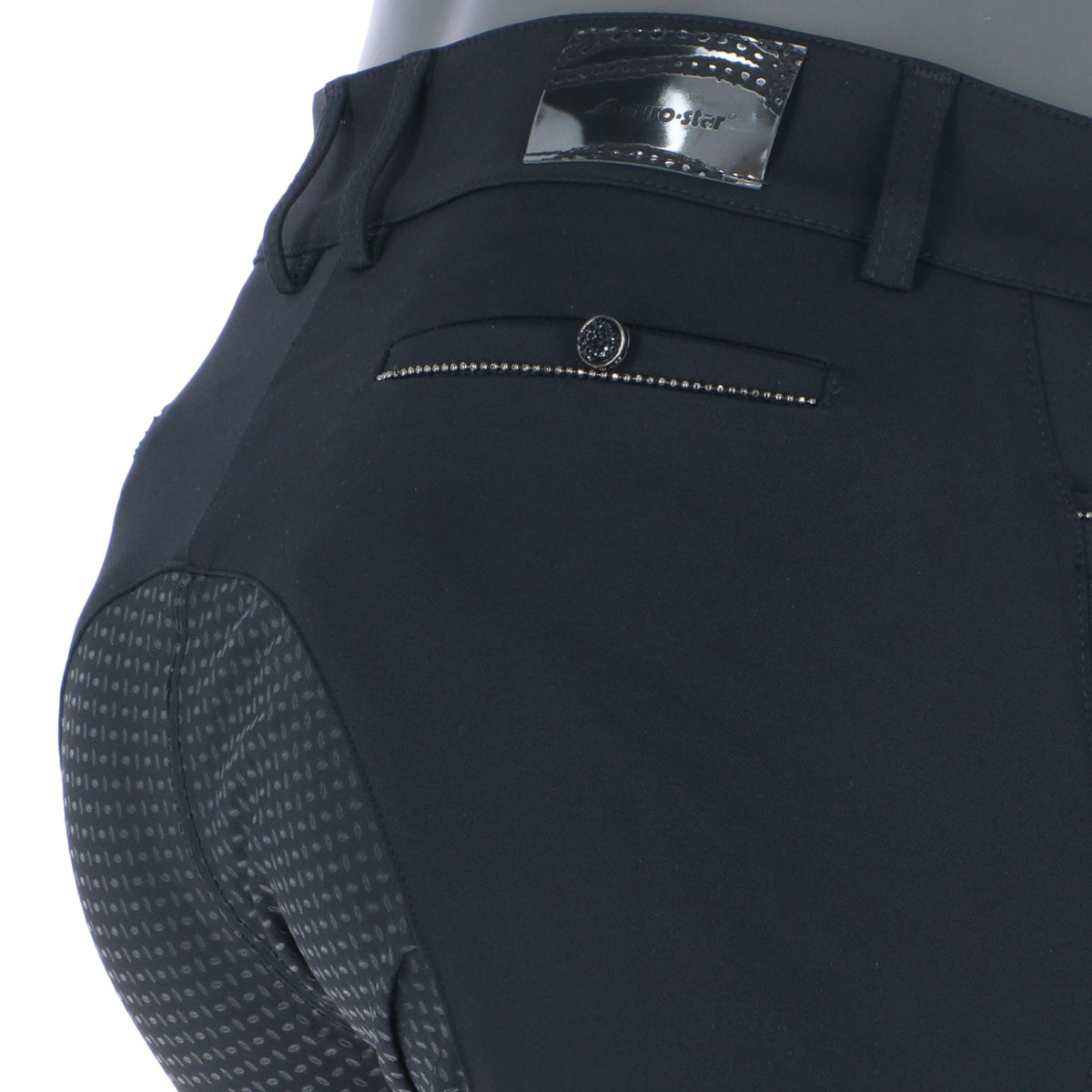 Euro-star Pantalón de Equitación Venti Full Grip Damas Negro
