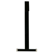 Hippotonic Soporte de Silla de Montar 2 brazos Negro