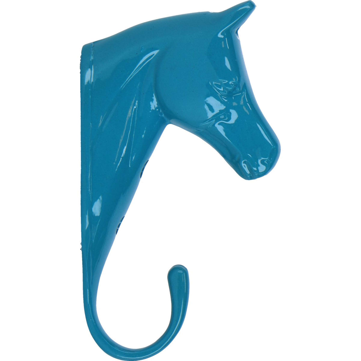 Soporte para bridas Cabeza de Caballo Azul Real