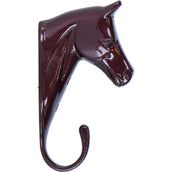 Soporte para bridas Cabeza de Caballo Bordeaux