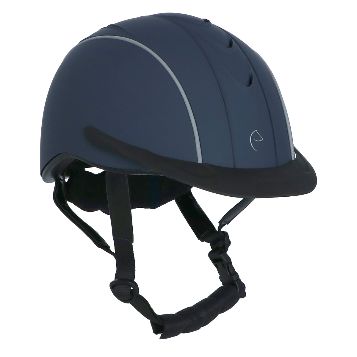 EQUITHÈME Casco Compet Azul Marino