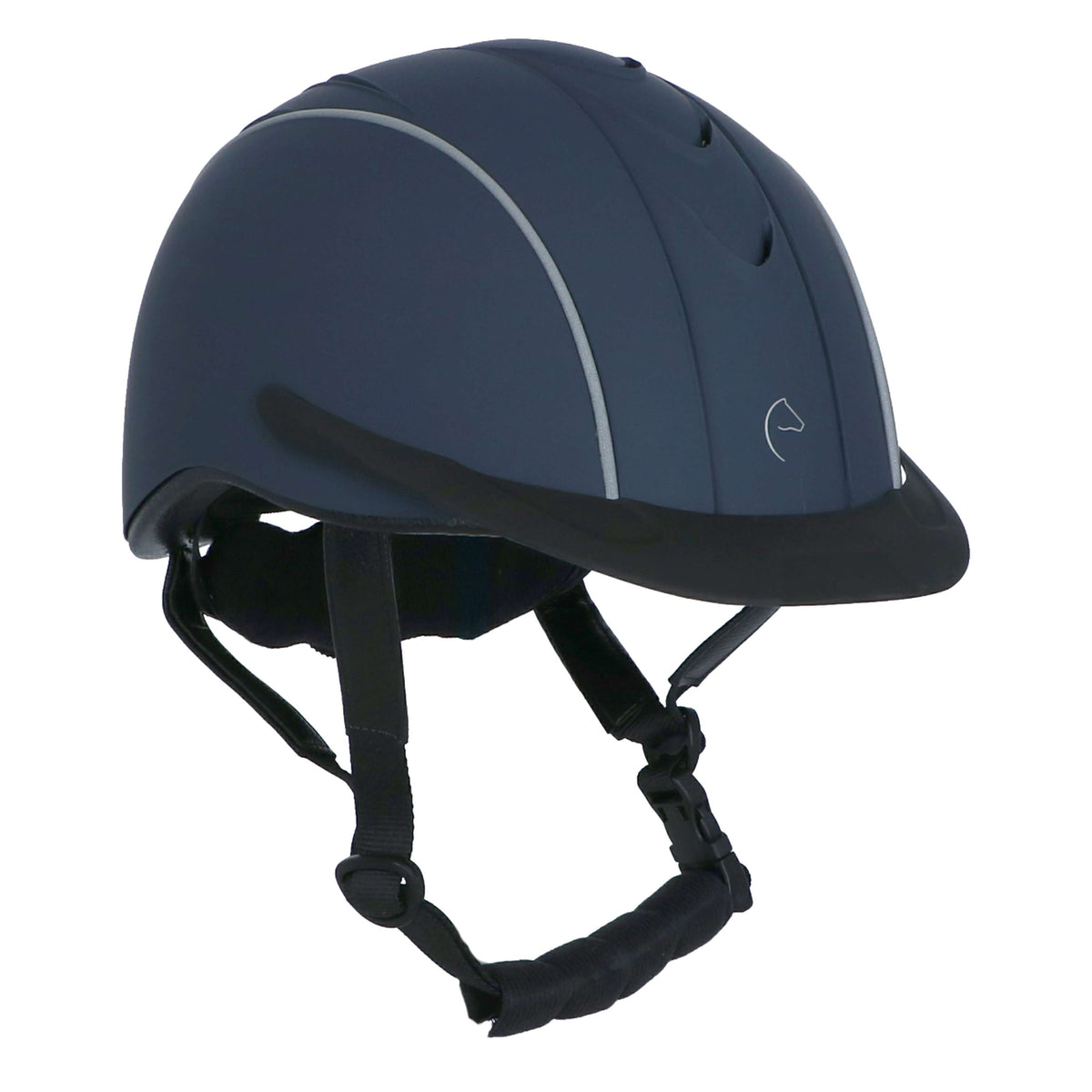 EQUITHÈME Casco Compet Azul Marino