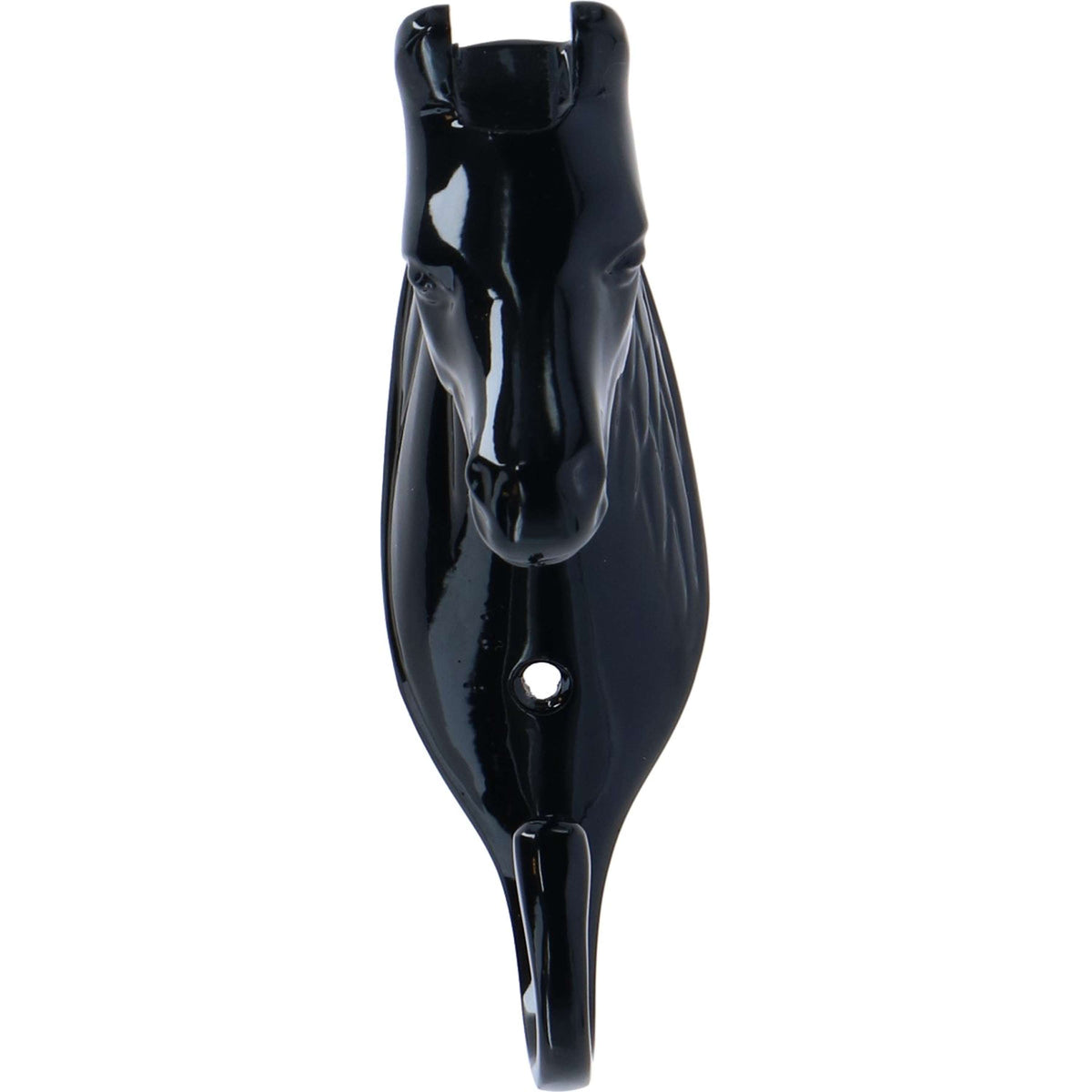 Soporte para bridas Cabeza de Caballo Negro