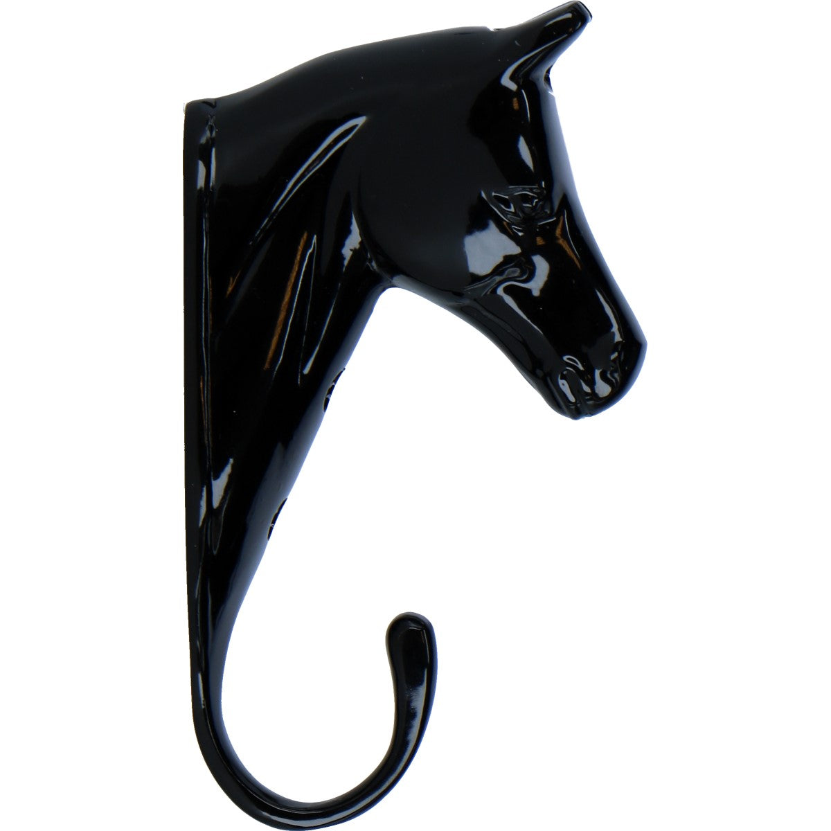 Soporte para bridas Cabeza de Caballo Negro