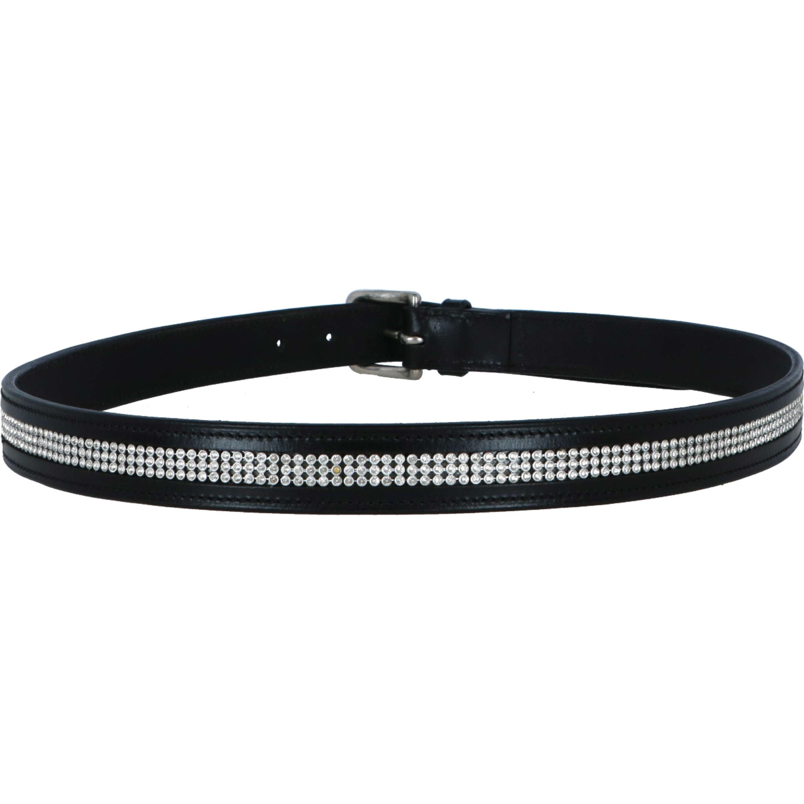 EQUITHÈME Cinturón Diamond Negro
