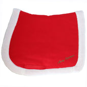 EQUITHÈME Manta de silla Navidad Rojo