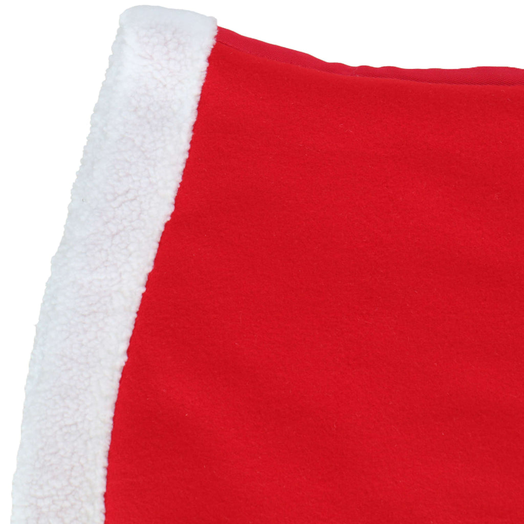 EQUITHÈME Manta de silla Navidad Rojo