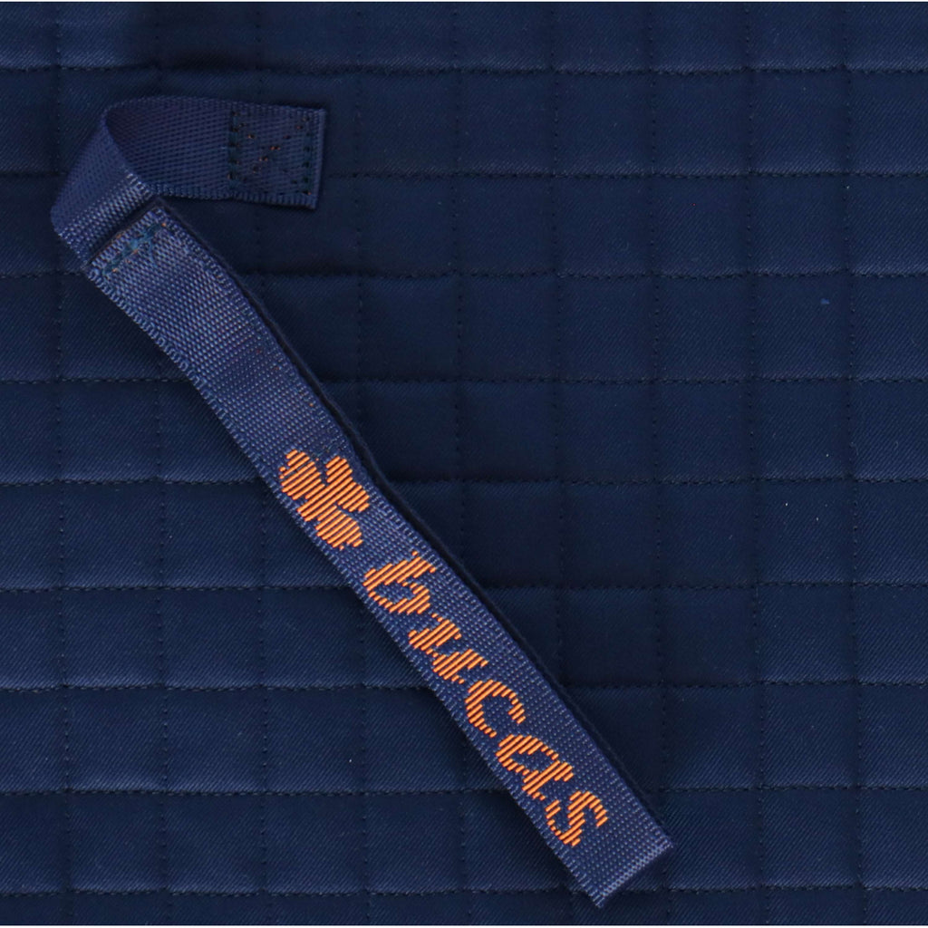 Bucas Saddle Pad Recuptex Versatilidad Marino Naranja