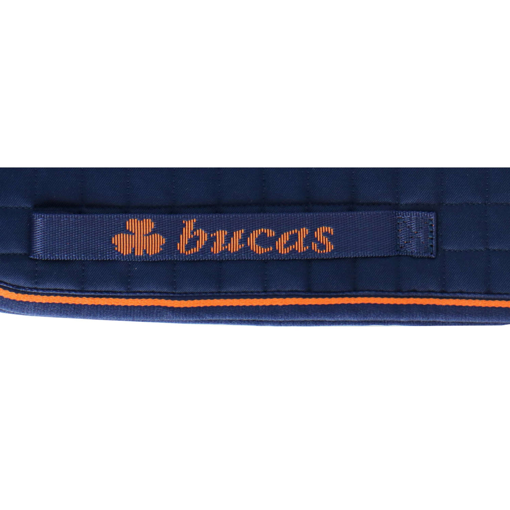 Bucas Saddle Pad Recuptex Versatilidad Marino Naranja