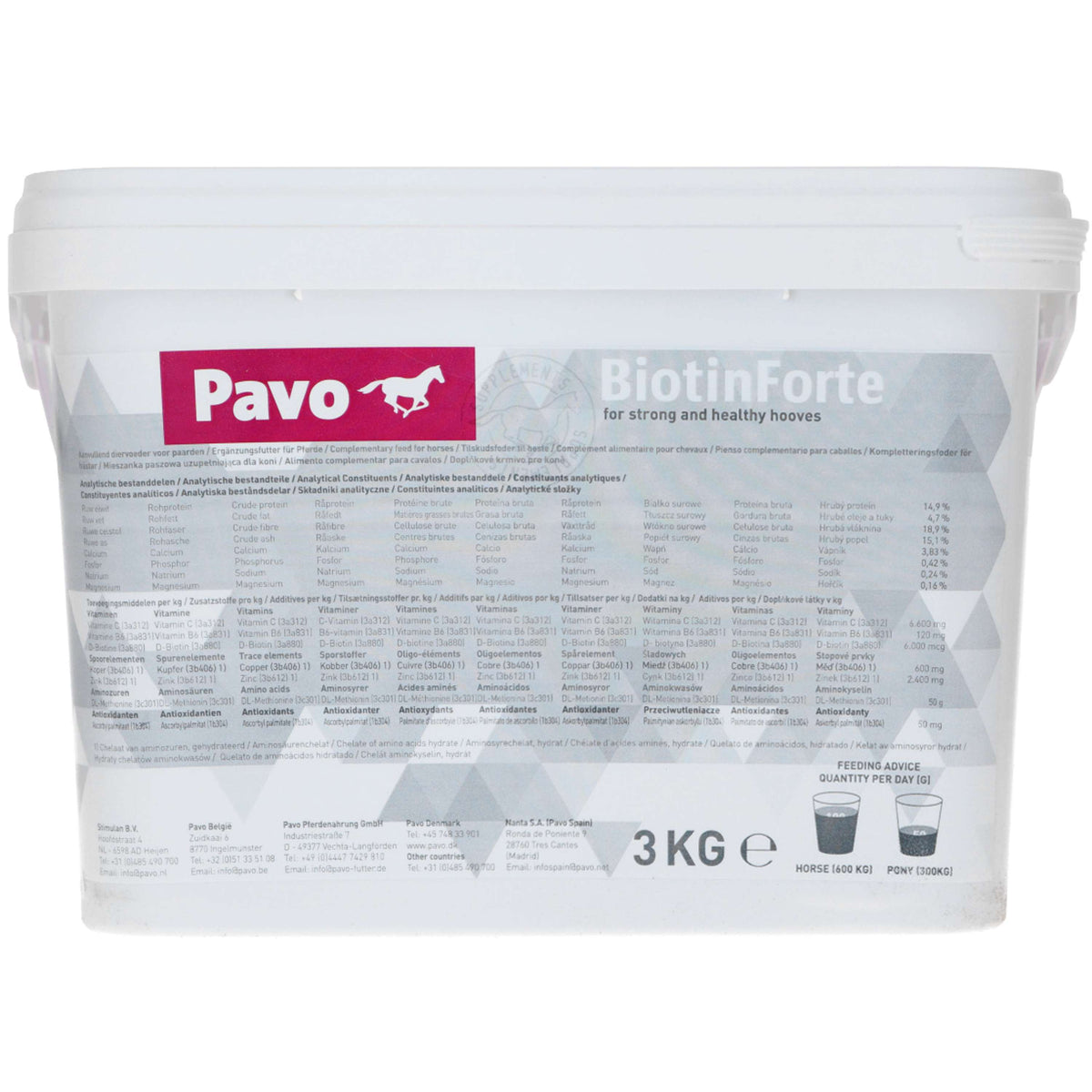 Pavo Supplement Biotinforte Bolso