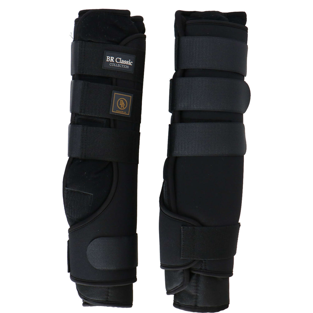 BR Protector de piernas Classic Protector de cuadra para patas traseras Negro