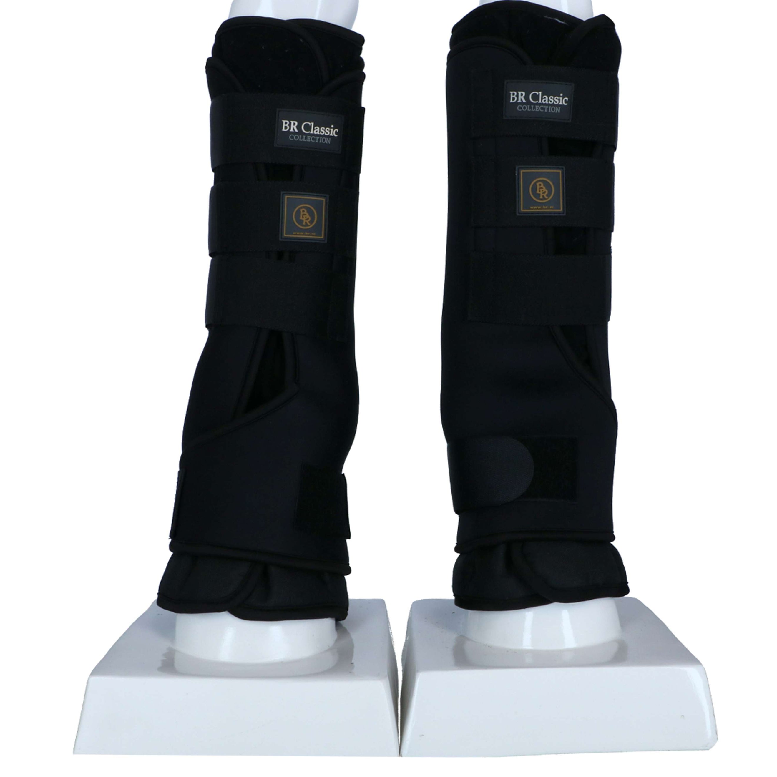 BR Protector de piernas Classic Protector de cuadra para patas traseras Negro BR Protector de piernas Classic Protector de cuadra para patas traseras Negro