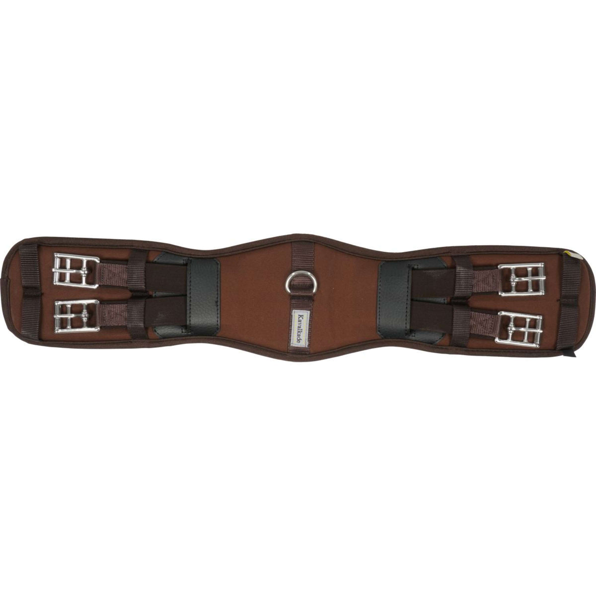 Kavalkade Cincha Dressage MF con elástico Marron