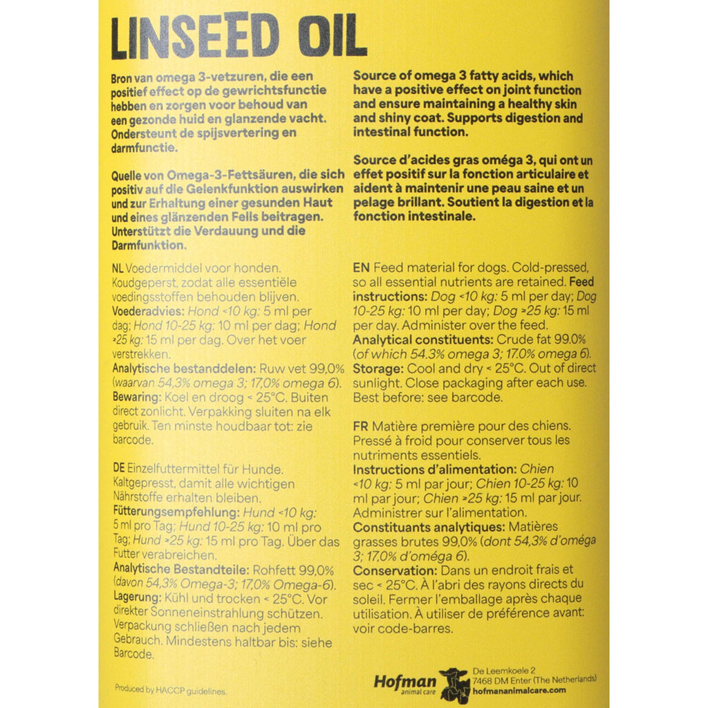 Excellent Aceite de Linaza Voor Honden