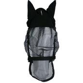 Harry's Horse Cabezada con Máscara Antimoscas con Orejas Negro