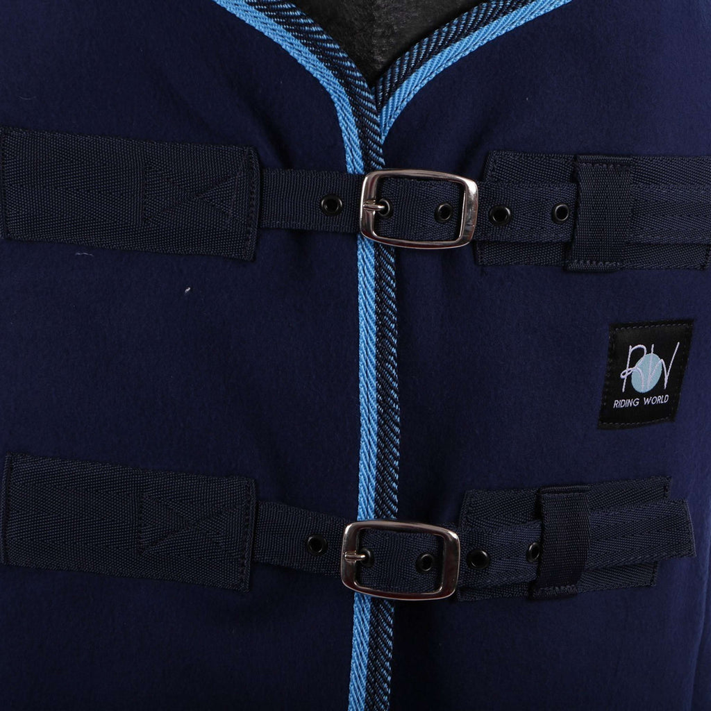 Riding World Manta de Forro Polar Combo Azul