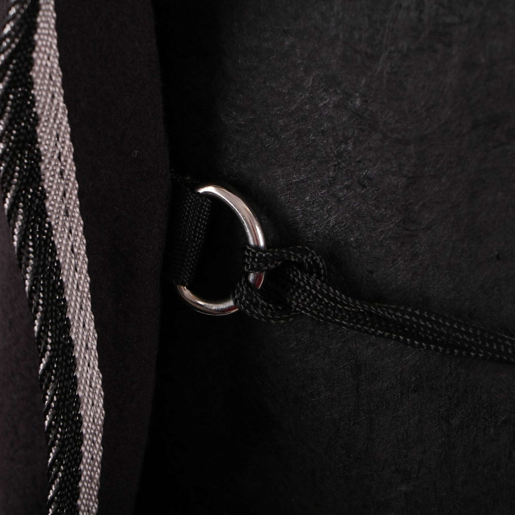 Riding World Manta de ejercicio Fleece Negro Gris