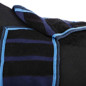 Riding World Manta de ejercicio Fleece Navy/Azul claro