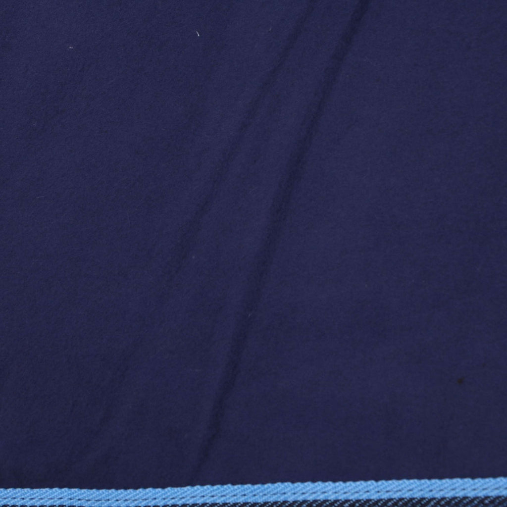 Riding World Manta de ejercicio Fleece Navy/Azul claro