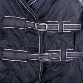 EQUITHÈME Manta Impermeable Light Marino/Gris Puntos