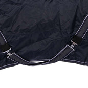 EQUITHÈME Manta Impermeable Light Marino/Gris Puntos