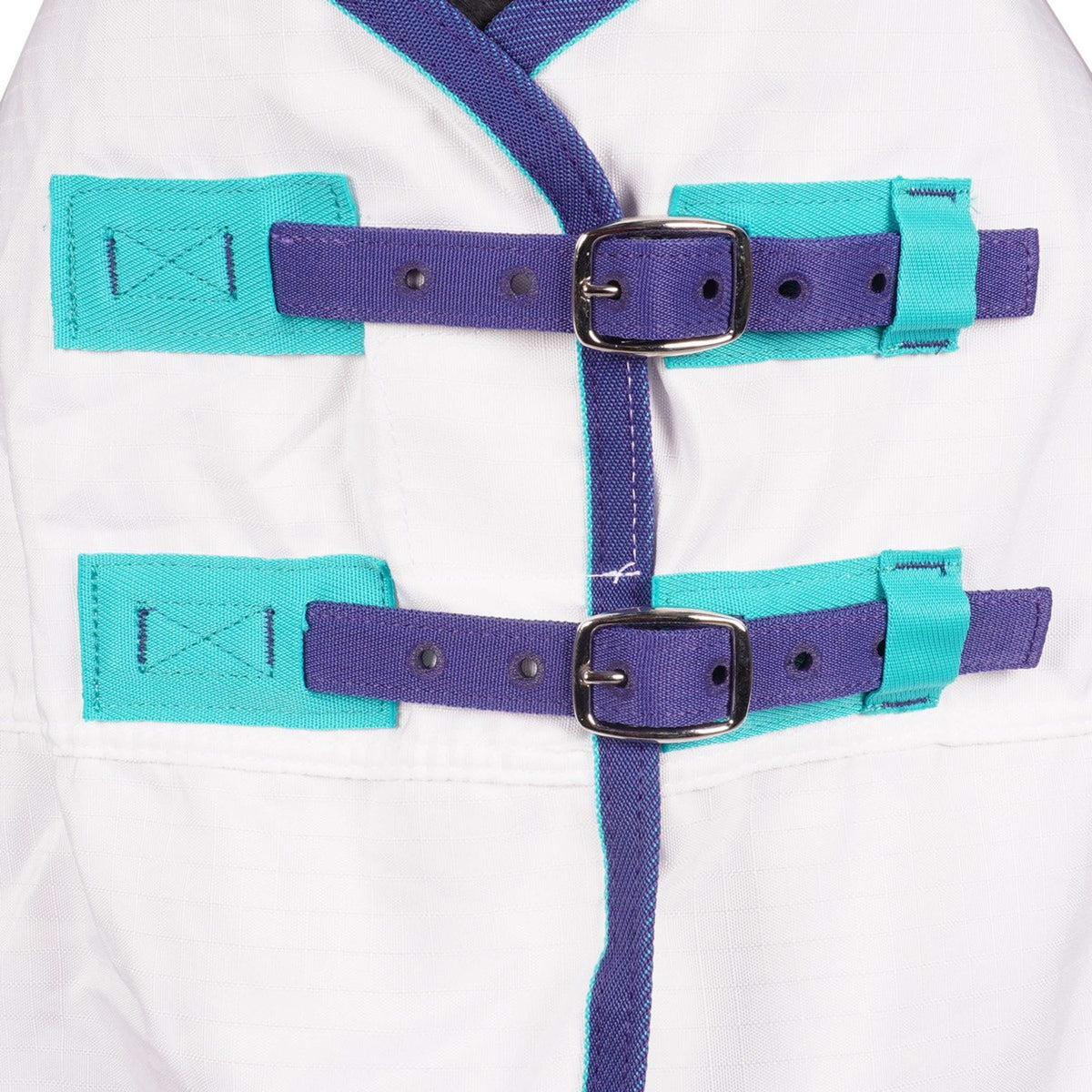 Highlander Plus by Shires Manta para Eczema Sweet-Itch Combo Blanco