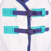Highlander Plus by Shires Manta para Eczema Sweet-Itch Combo Blanco