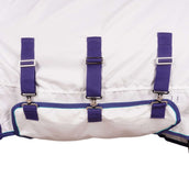 Highlander Plus by Shires Manta para Eczema Sweet-Itch Combo Blanco