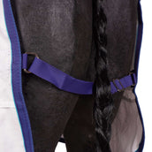 Highlander Plus by Shires Manta para Eczema Sweet-Itch Combo Blanco