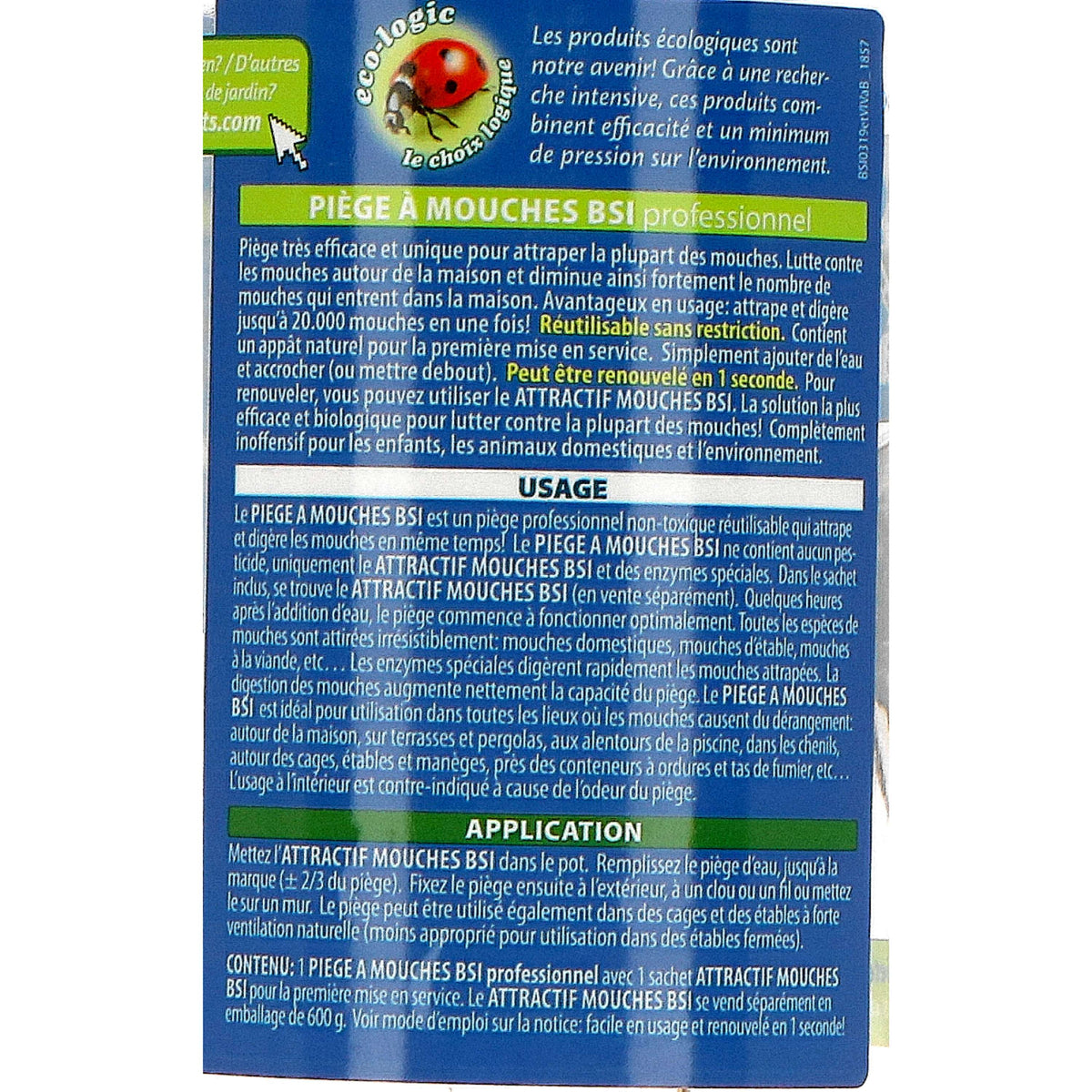 BSI Trampa para Moscas Professional