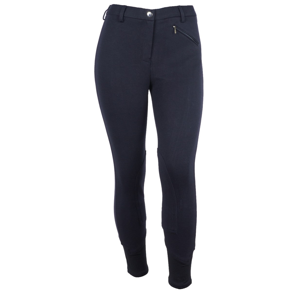 Saddlehugger by Shires Pantalón de Equitación Rodilleras Mujer Marino