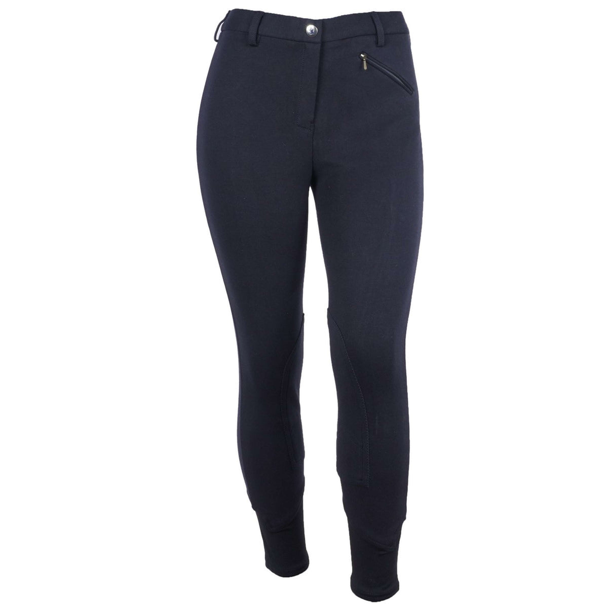 Saddlehugger by Shires Pantalón de Equitación Rodilleras Mujer Marino