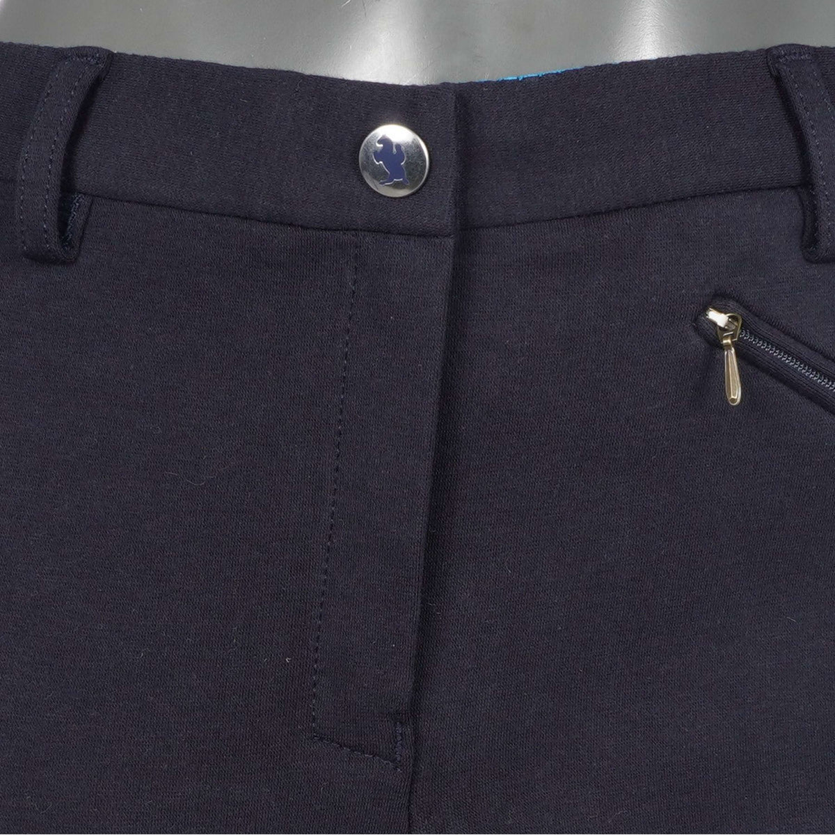 Saddlehugger by Shires Pantalón de Equitación Rodilleras Mujer Marino