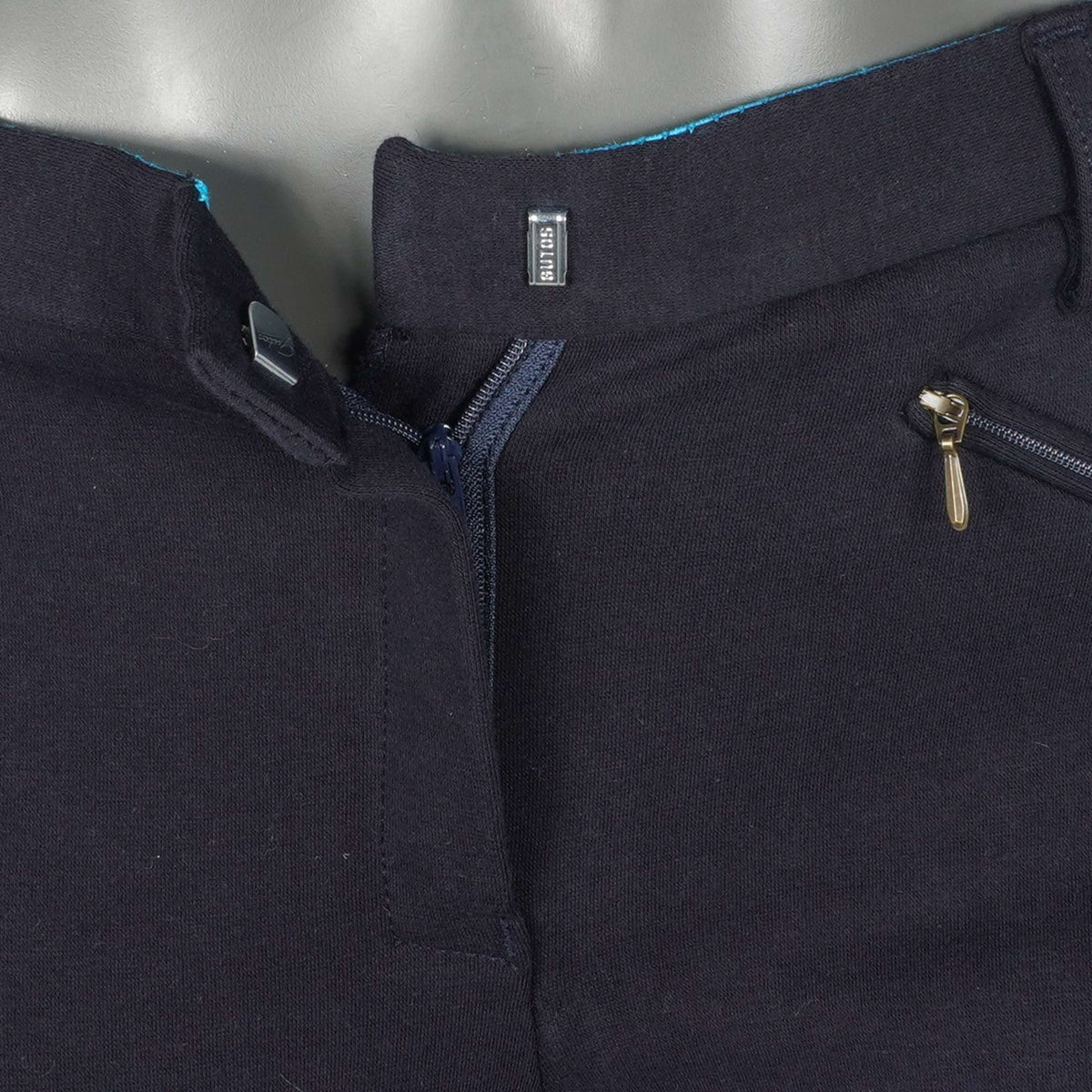 Saddlehugger by Shires Pantalón de Equitación Rodilleras Mujer Marino