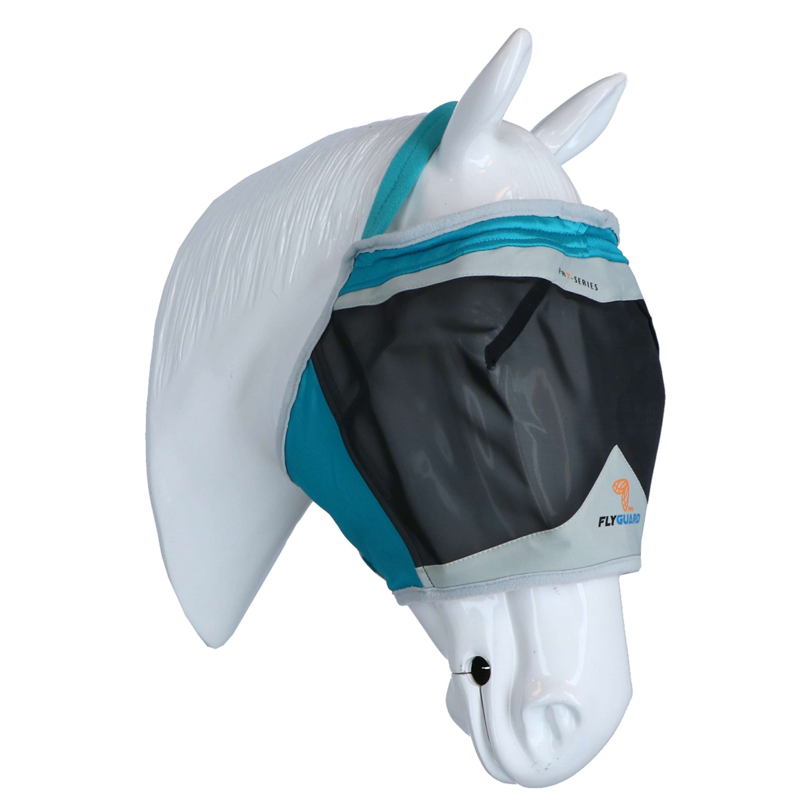 Shires Máscara Antimoscas Zonder Oren Mesh VerdeAzul