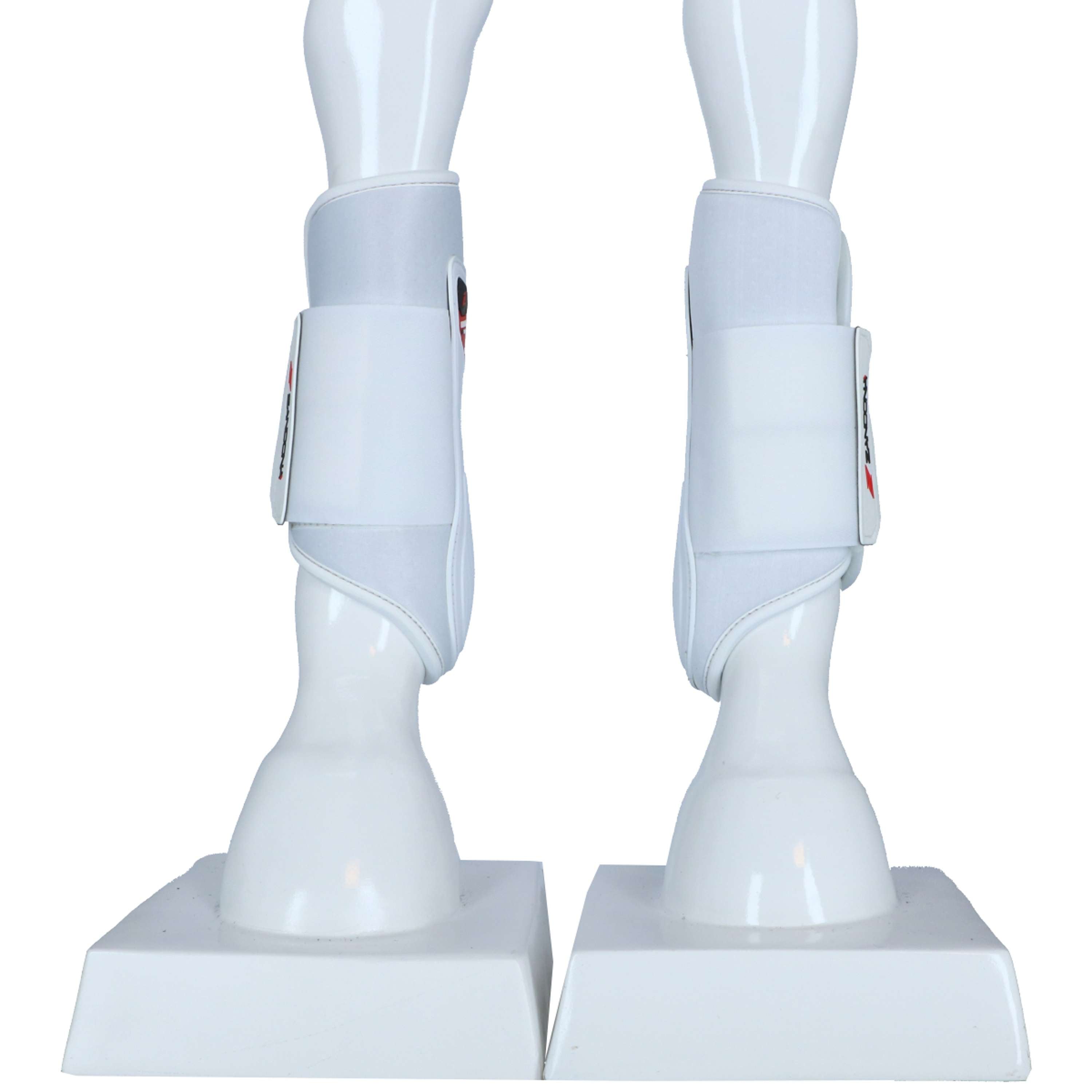 Zandona Protectores Cerrados Carbon Air Entrenamiento Piernas Traseras Blanco