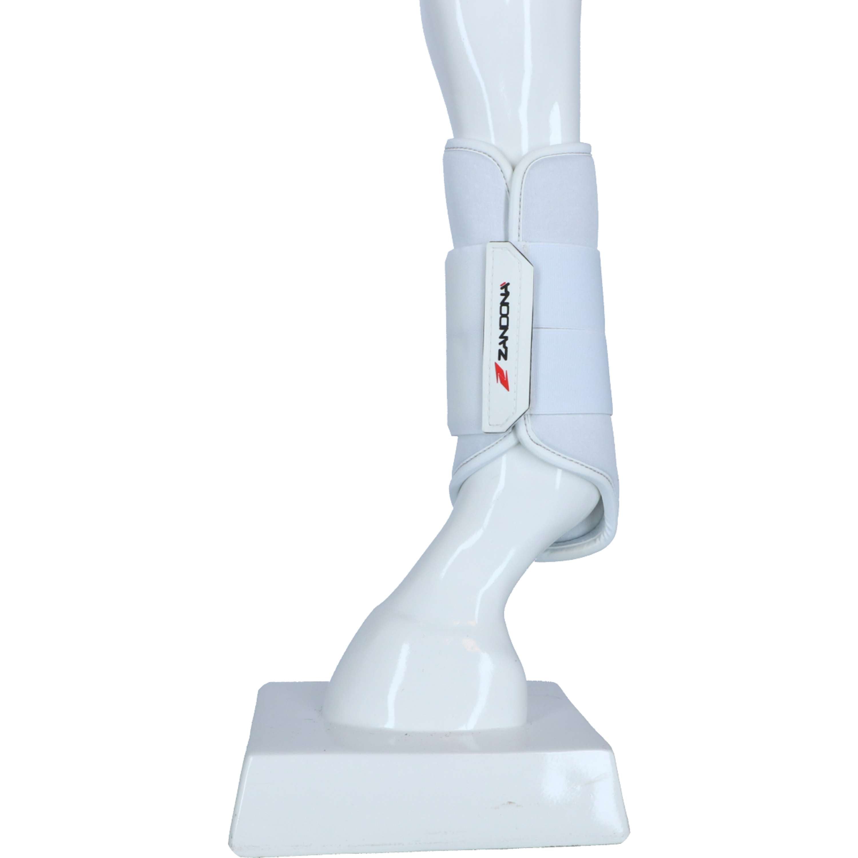 Zandona Protectores Cerrados Carbon Air Entrenamiento Piernas Traseras Blanco