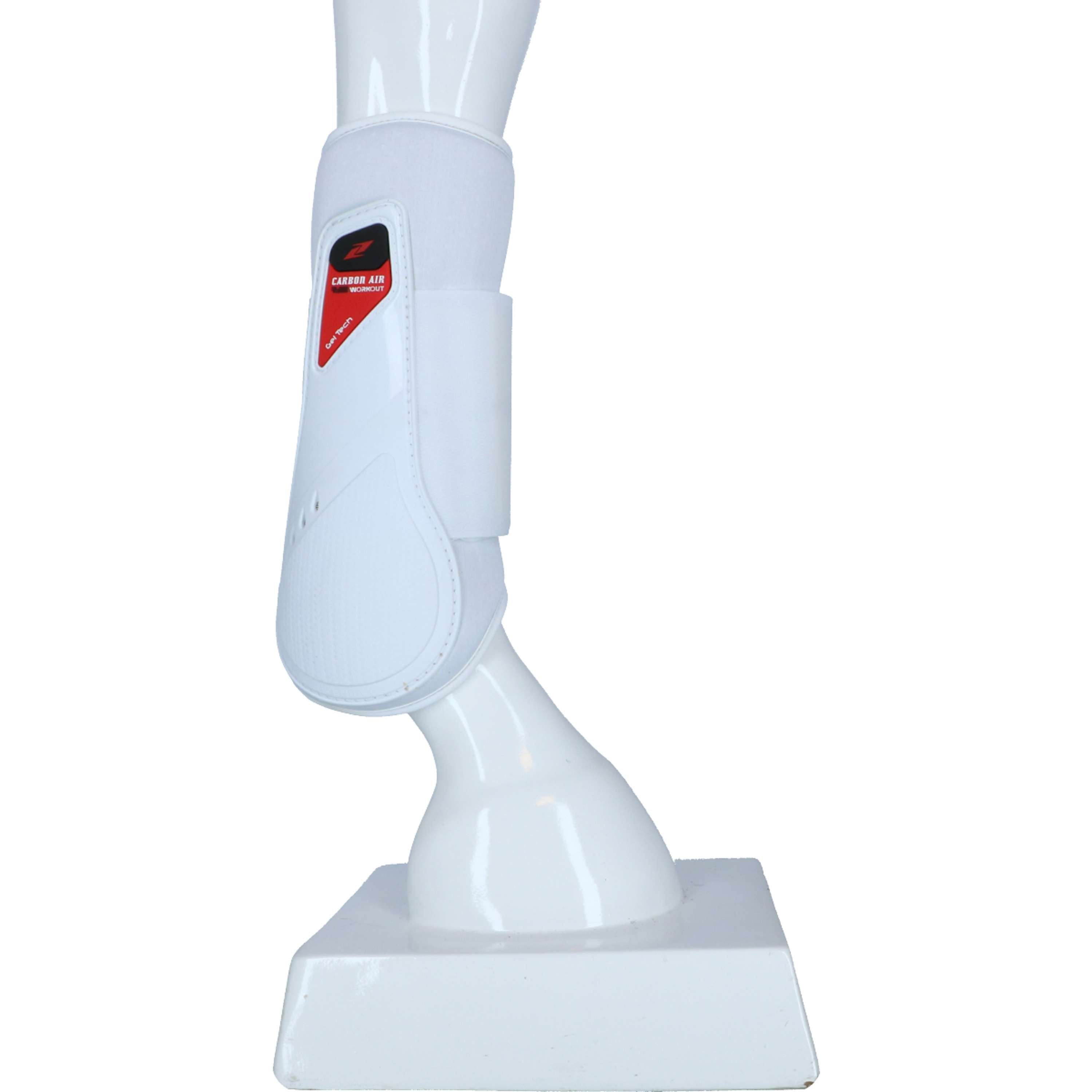 Zandona Protectores Cerrados Carbon Air Entrenamiento Piernas Traseras Blanco