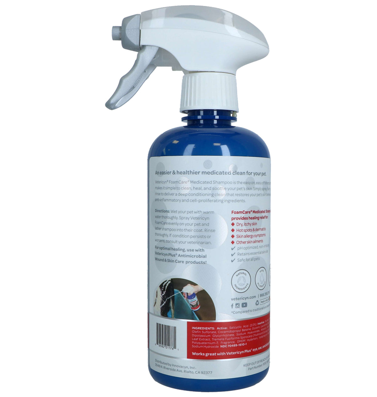 Vetericyn Foamcare Champú Medicado para Mascotas