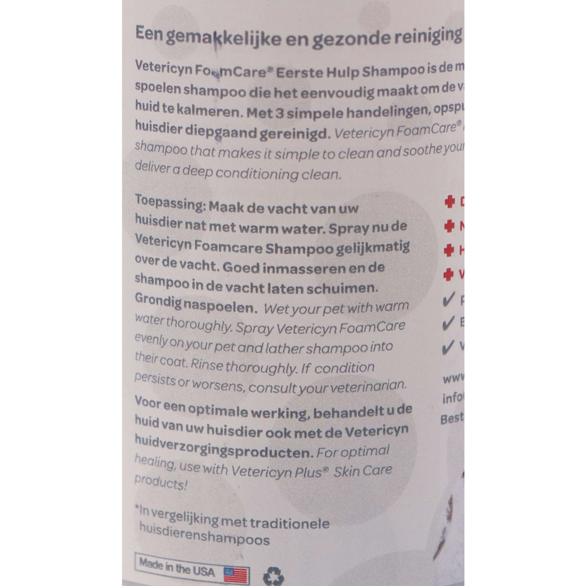 Vetericyn Foamcare Champú Medicado para Mascotas