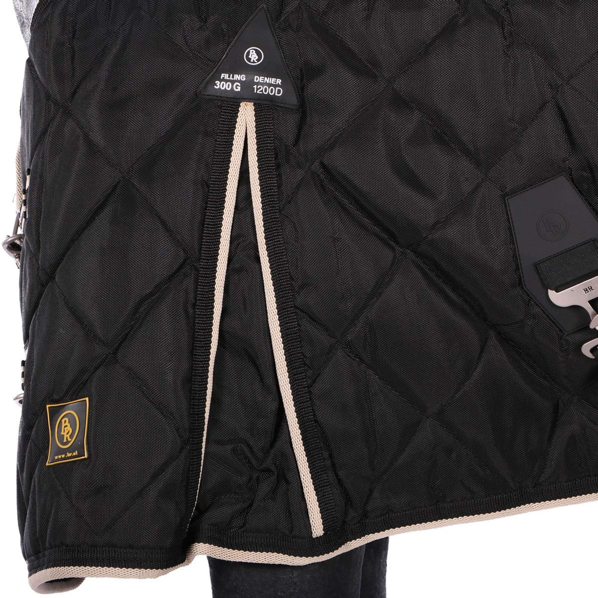 BR Manta de Establo Classic 1200D - 200g Negro