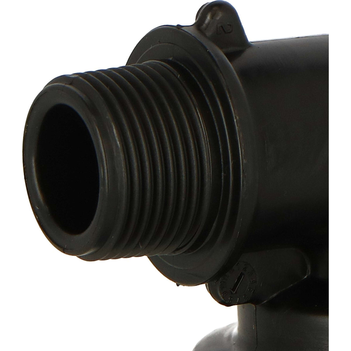 Jason Rodilla 90° PP DVGW/KIWA/WRAS PrensaxExterior Negro/Azul